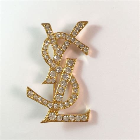 buy ysl brooch pin|ysl inspired brooch.